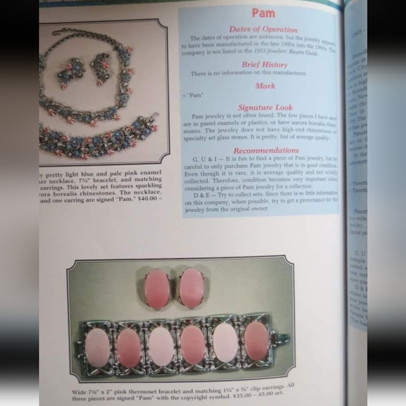 Vintage Lucite Confetti Jewelry Set Bracelet and Earrings Signed PAM - Picture 13 of 14